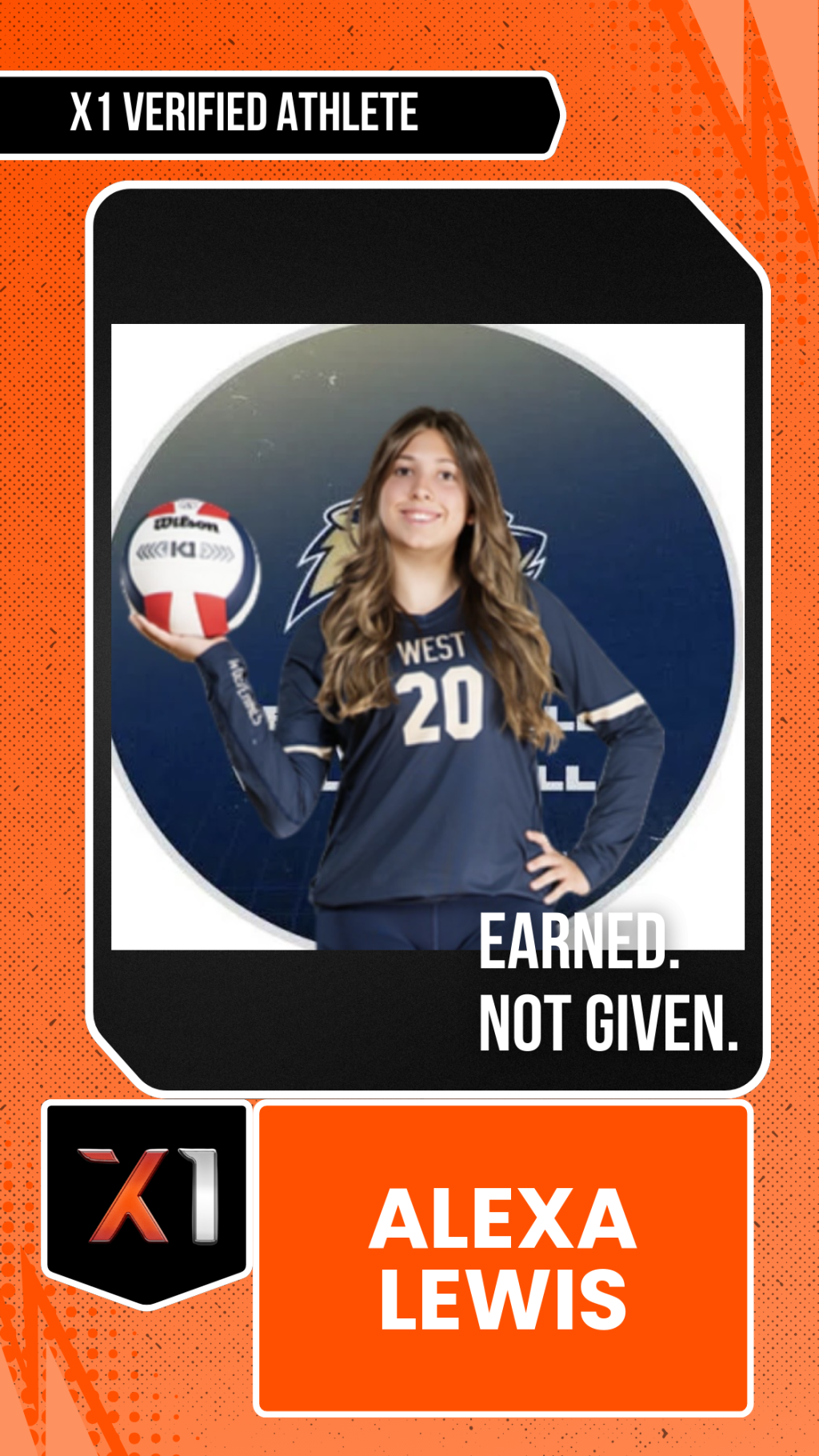 EXACT X1 player card for Alexa Lewis