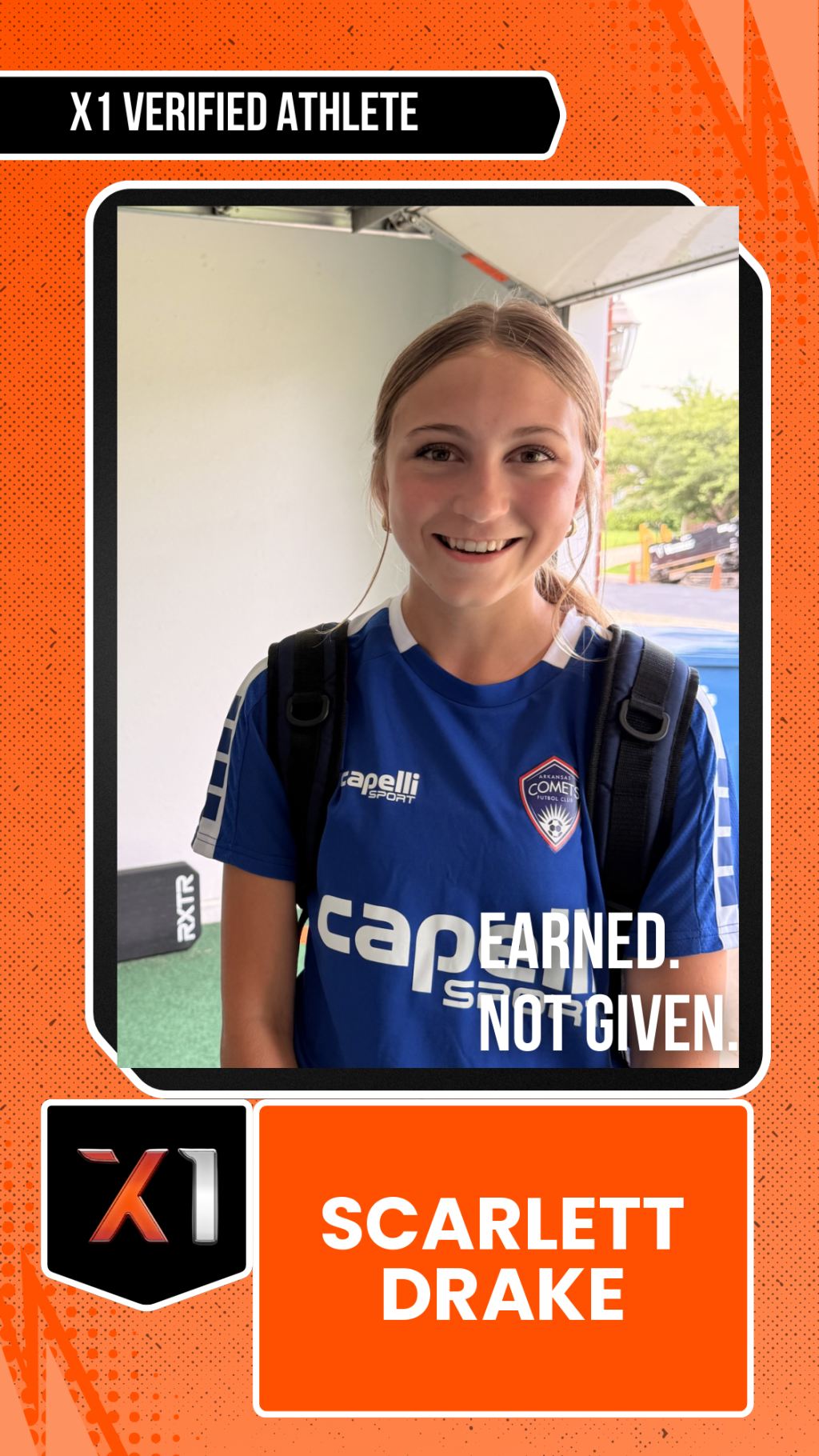EXACT X1 player card for Scarlett Drake