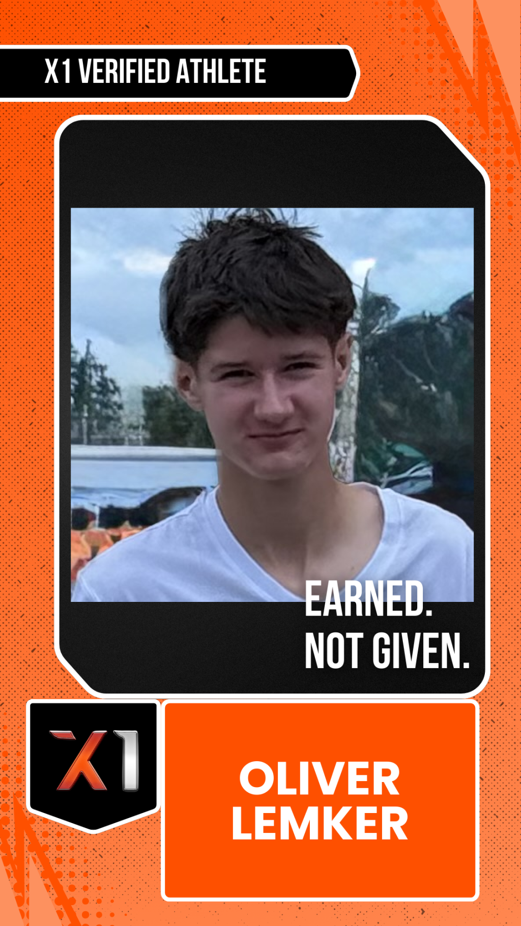 EXACT X1 player card for Oliver Lemker
