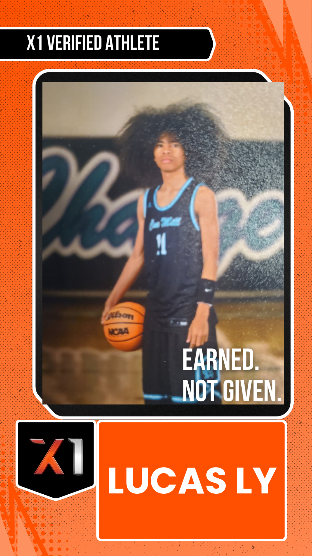EXACT X1 player card for Lucas Ly