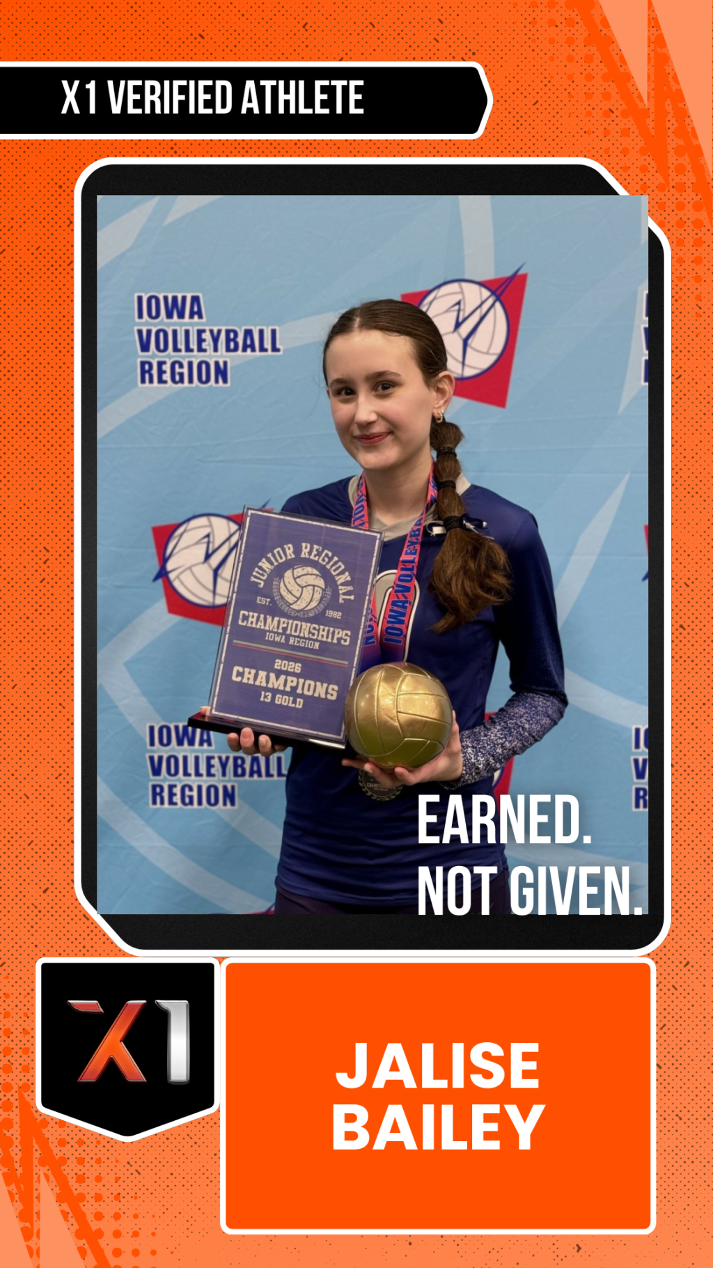 EXACT X1 player card for Jalise Bailey