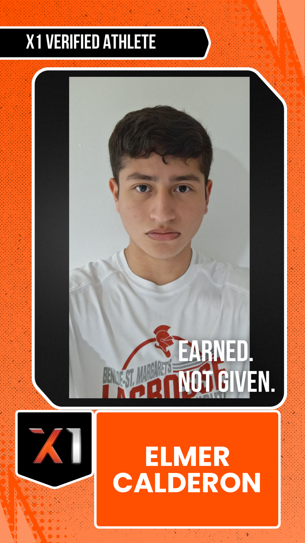 EXACT X1 player card for Elmer Calderon