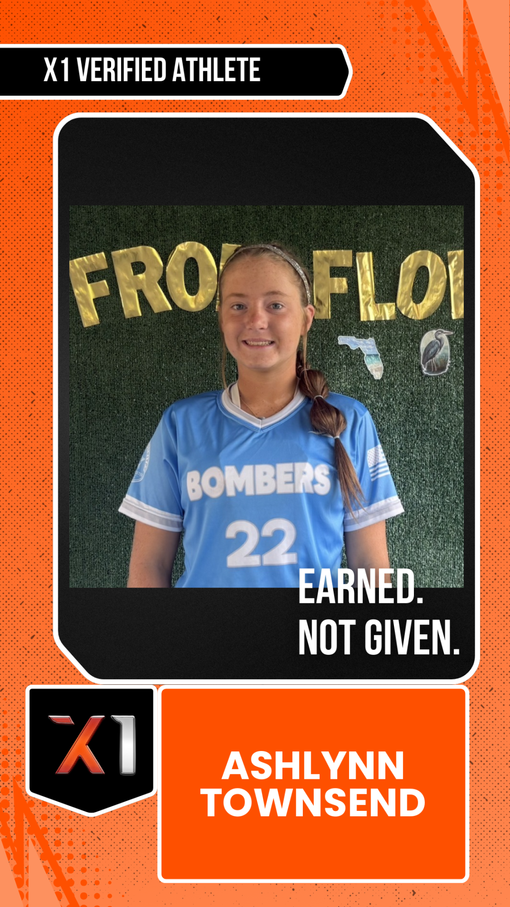 EXACT X1 player card for Ashlynn Townsend