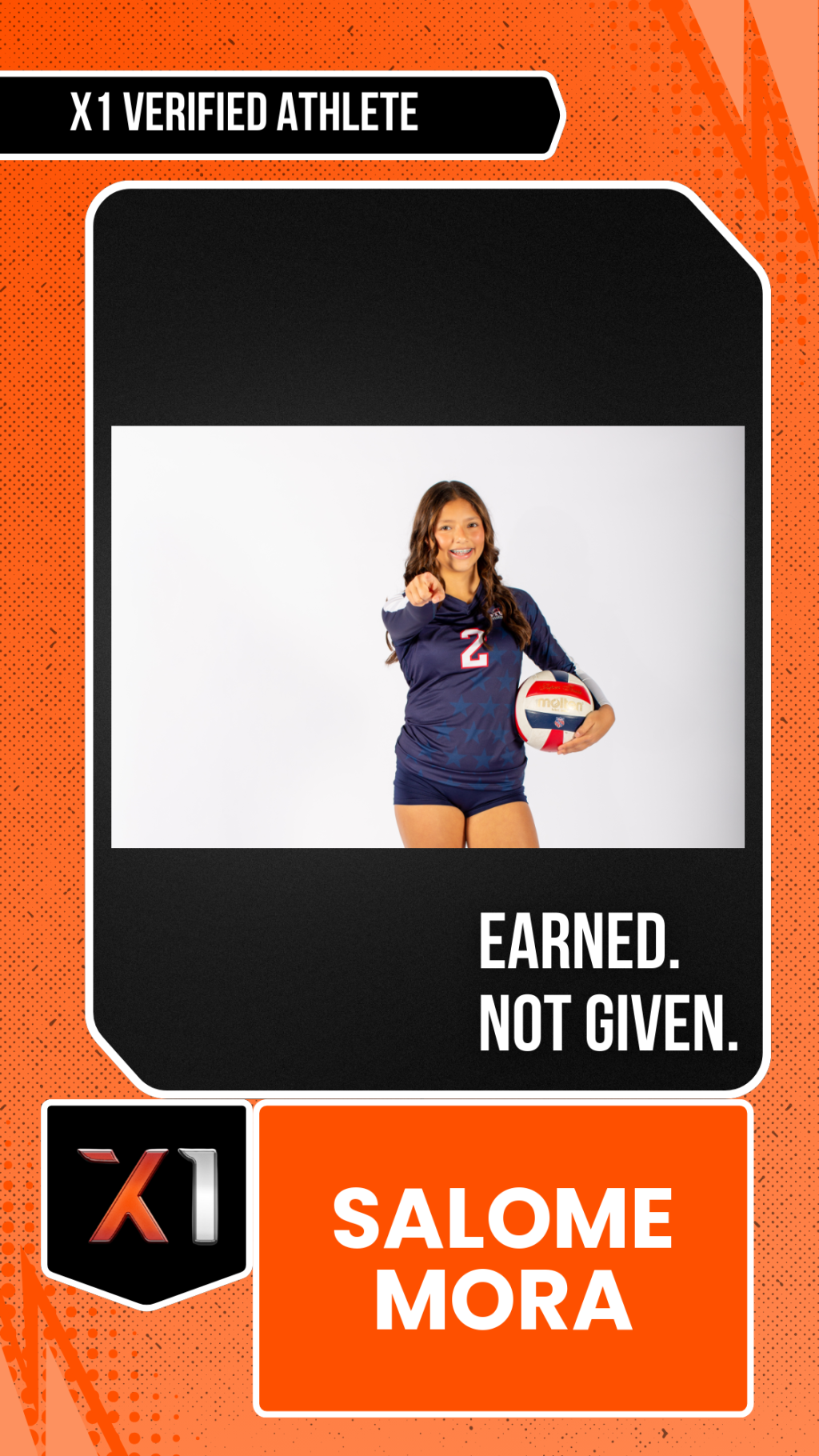 EXACT X1 player card for Salome Mora