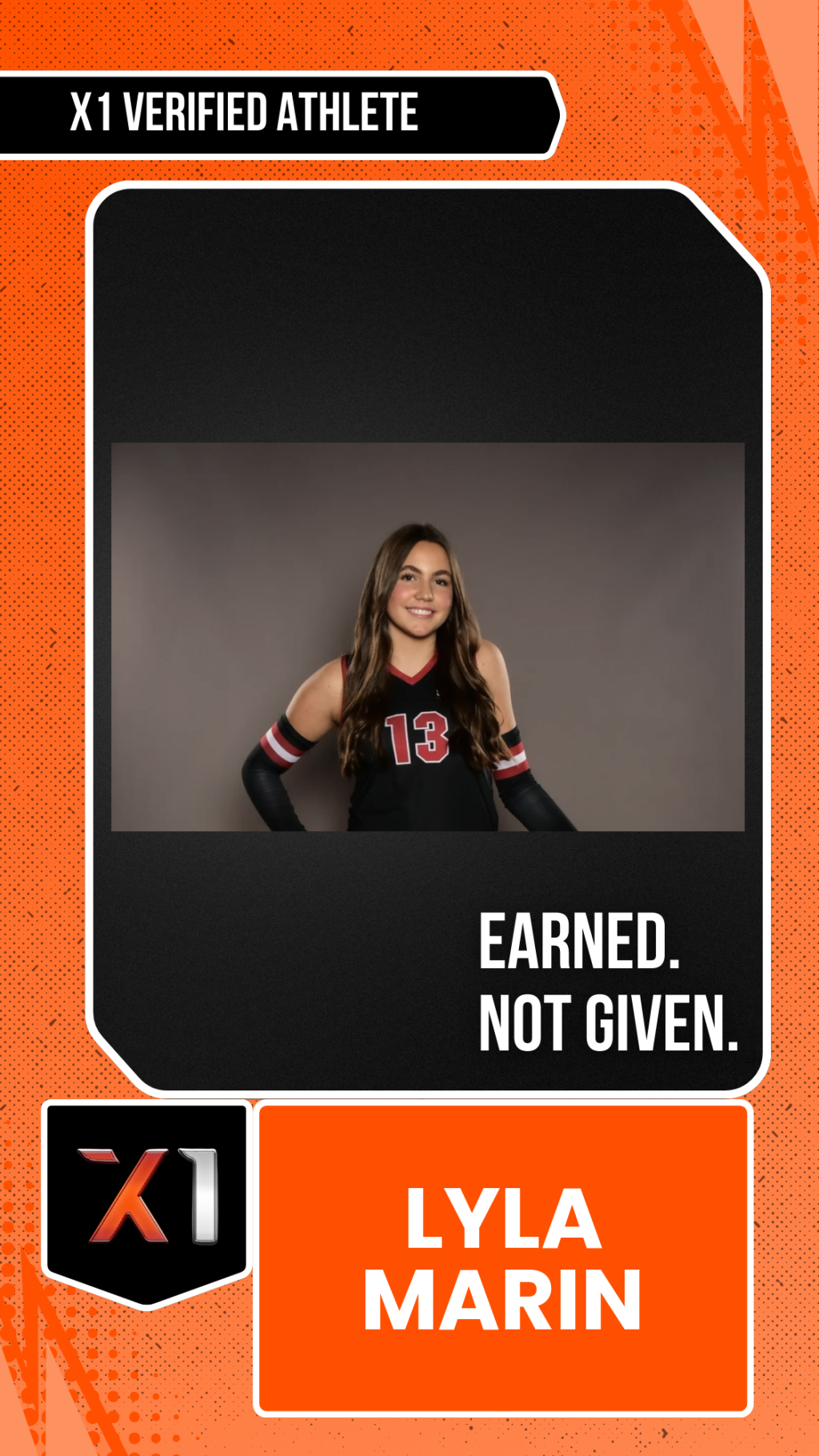EXACT X1 player card for Lyla Marin