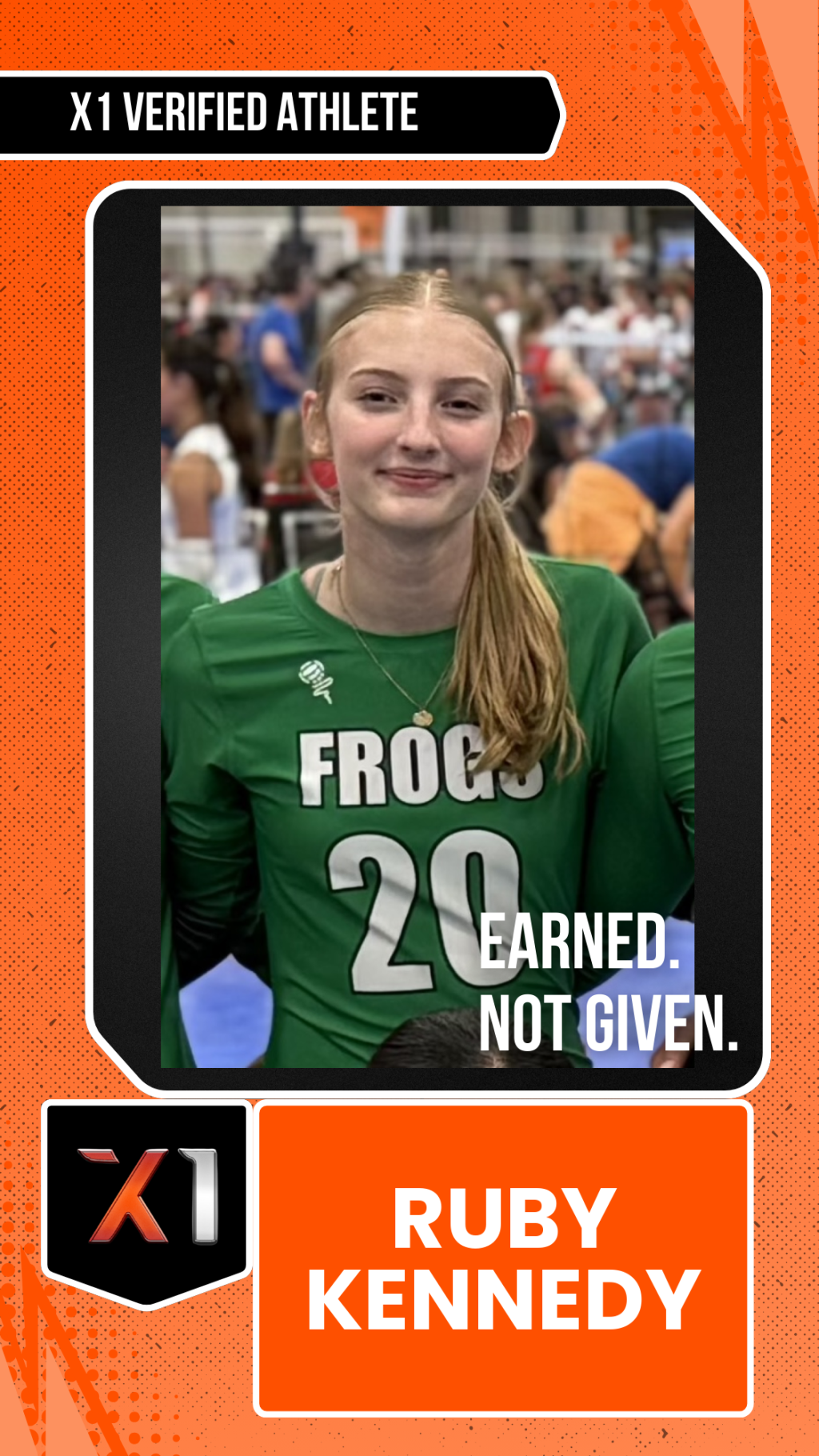 EXACT X1 player card for Ruby Kennedy