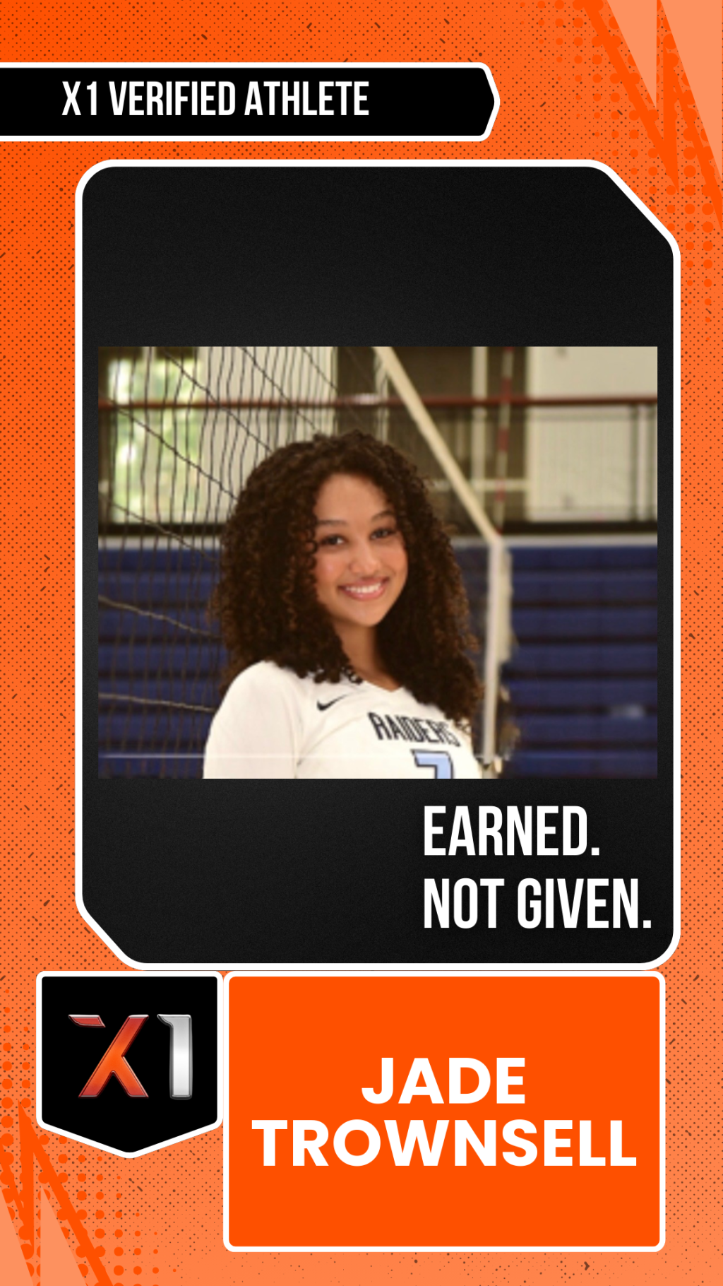 EXACT X1 player card for Jade Trownsell