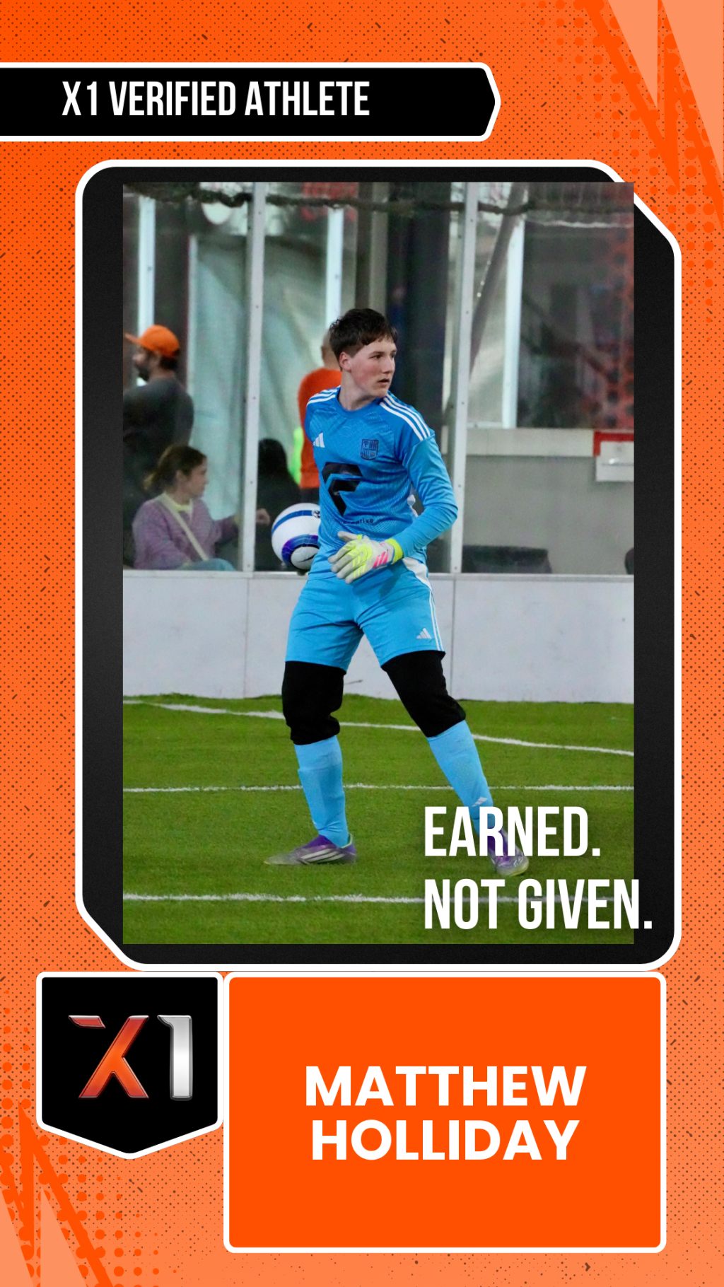EXACT X1 player card for Matthew Holliday