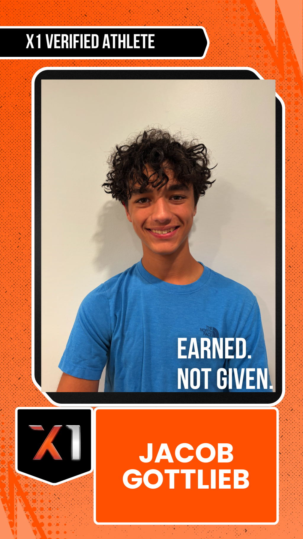 EXACT X1 player card for Jacob Gottlieb