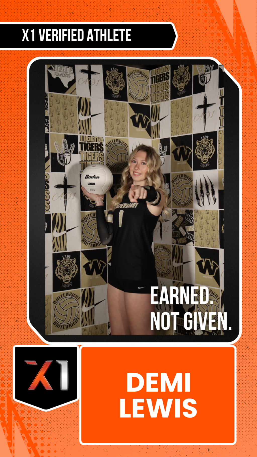 EXACT X1 player card for Demi LEWIS