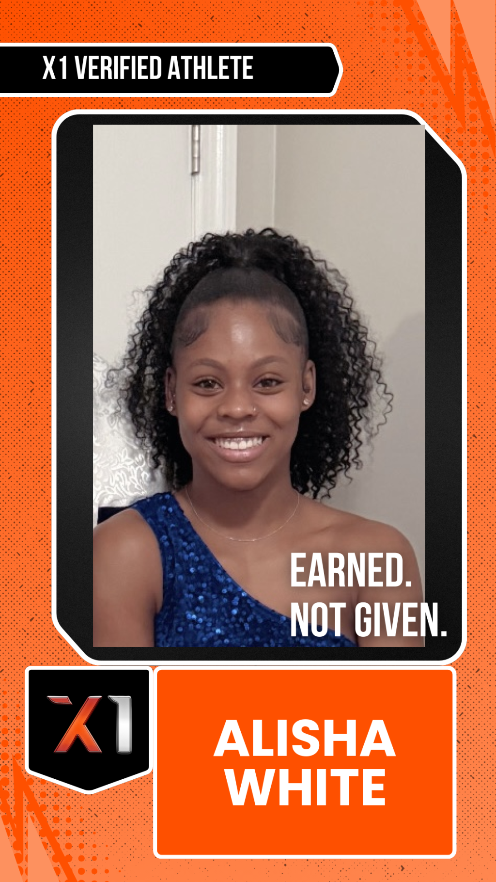 EXACT X1 player card for Alisha White
