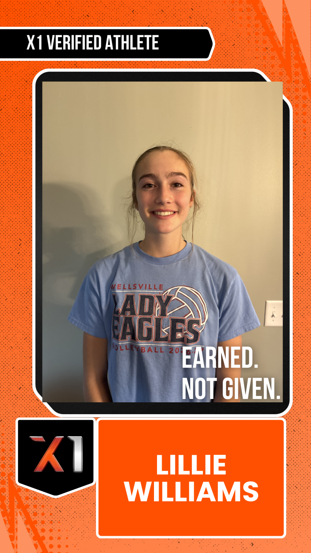 EXACT X1 player card for Lillie Williams