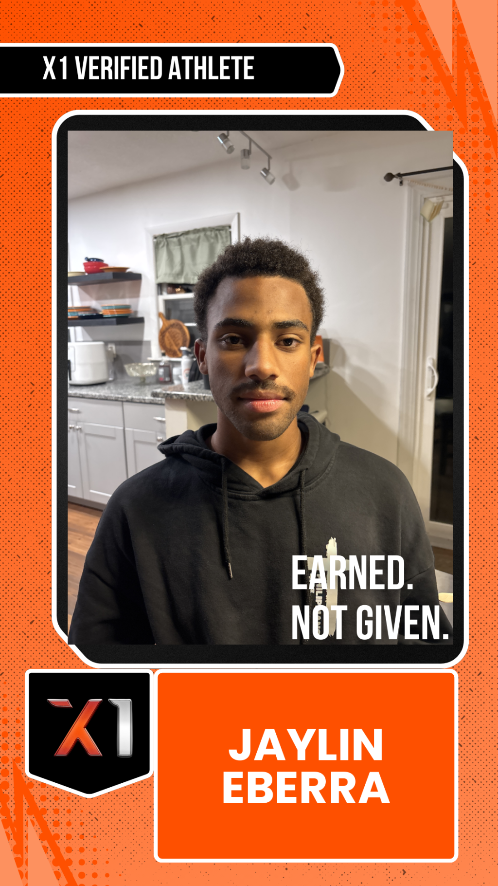 EXACT X1 player card for Jaylin Eberra