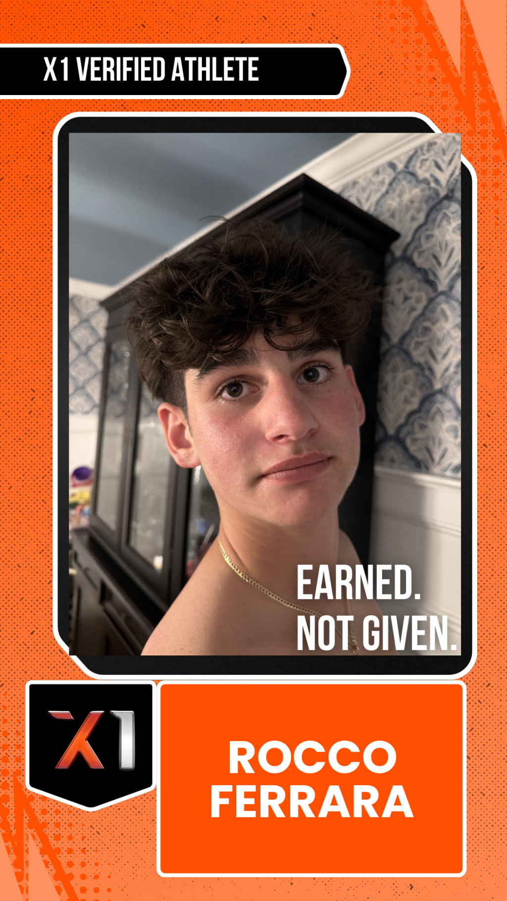 EXACT X1 player card for Rocco Ferrara