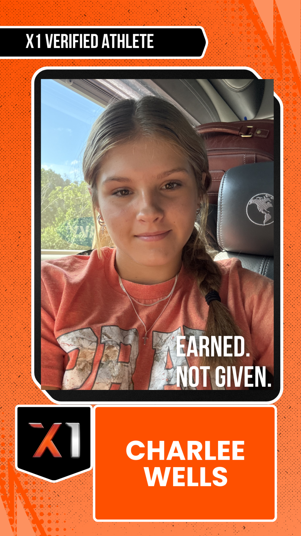 EXACT X1 player card for Charlee Wells