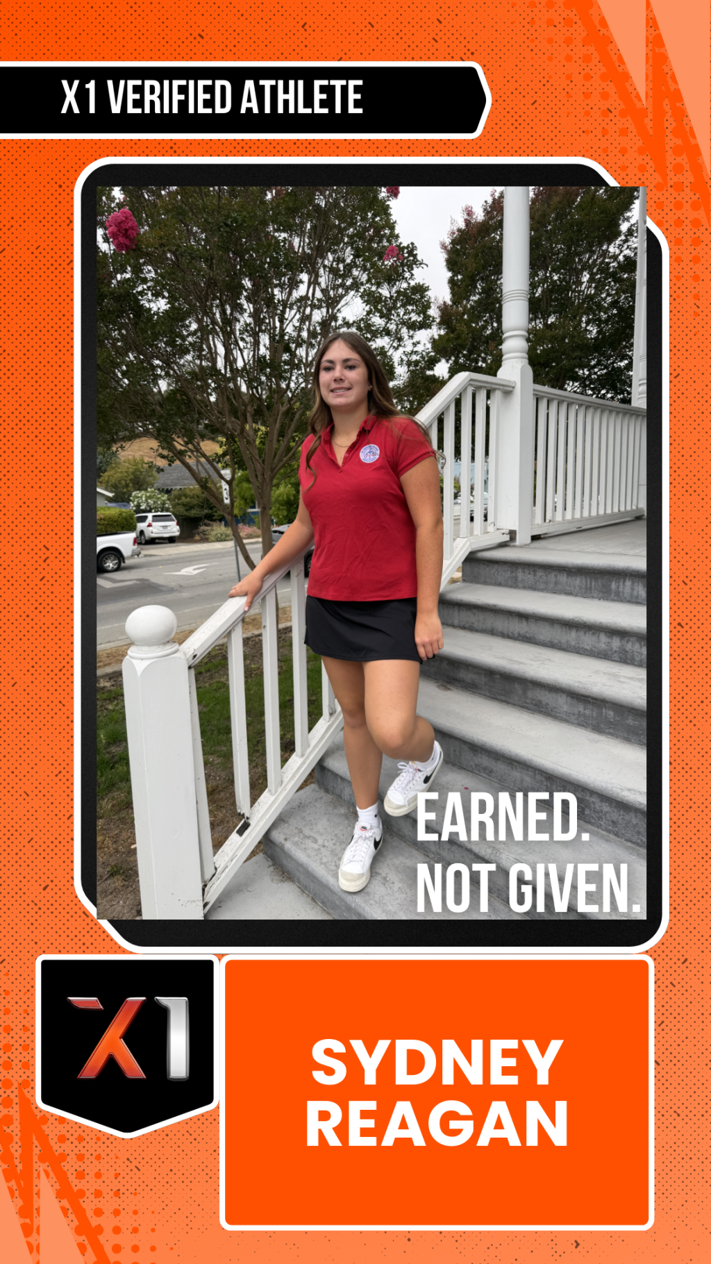 EXACT X1 player card for Sydney Reagan