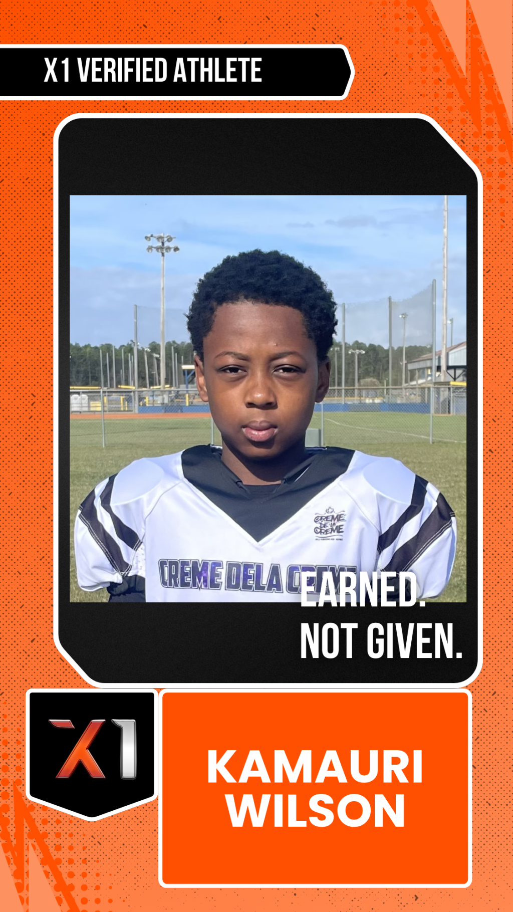 EXACT X1 player card for KaMauri Wilson