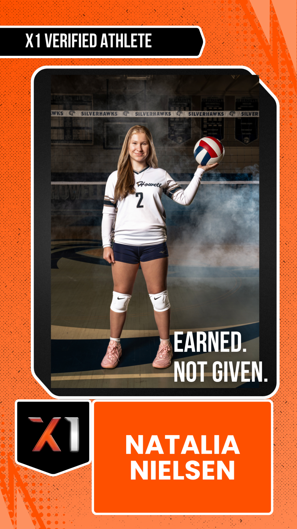 EXACT X1 player card for Natalia Nielsen