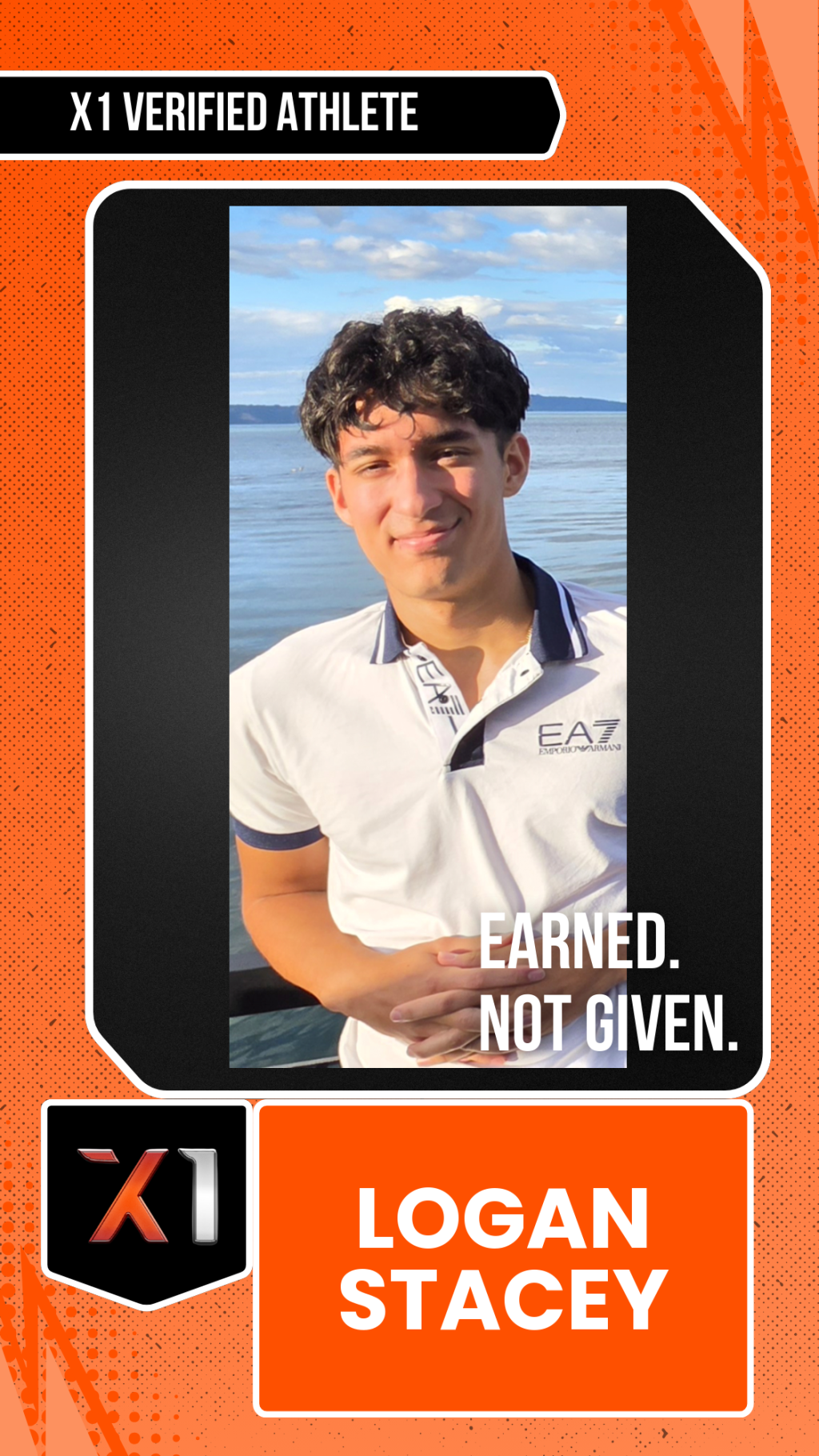 EXACT X1 player card for Logan Stacey