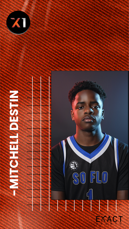 EXACT X1 player card for Mitchell Destin