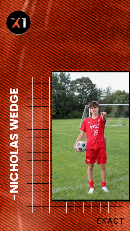 EXACT X1 player card for nicholas Wedge