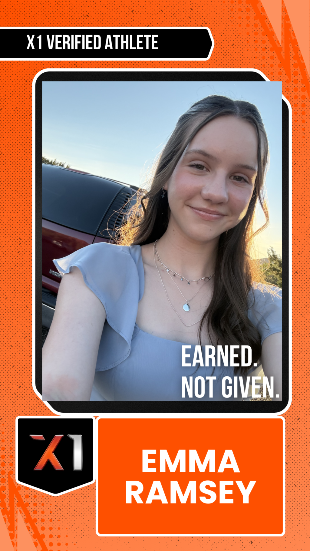 EXACT X1 player card for Emma Ramsey