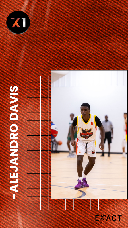 EXACT X1 player card for Alejandro Davis