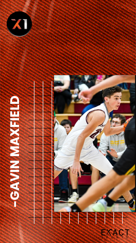 EXACT X1 player card for Gavin Maxfield