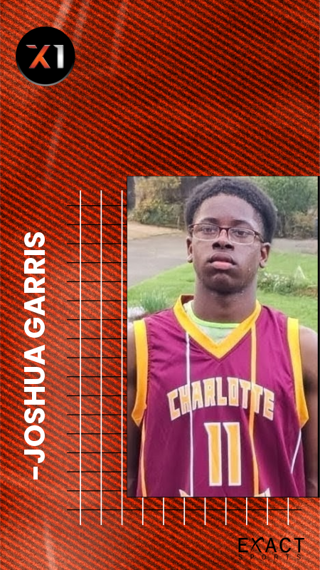 EXACT X1 player card for Joshua Garris