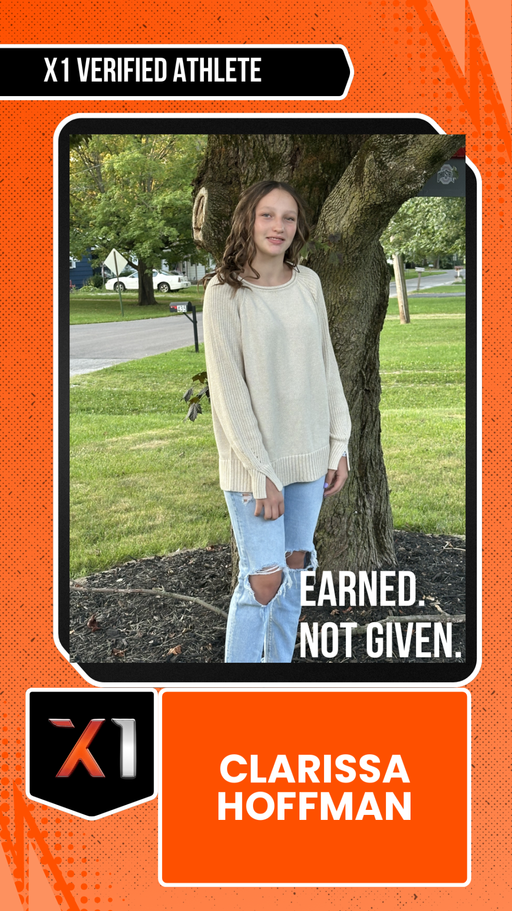 EXACT X1 player card for Clarissa Hoffman