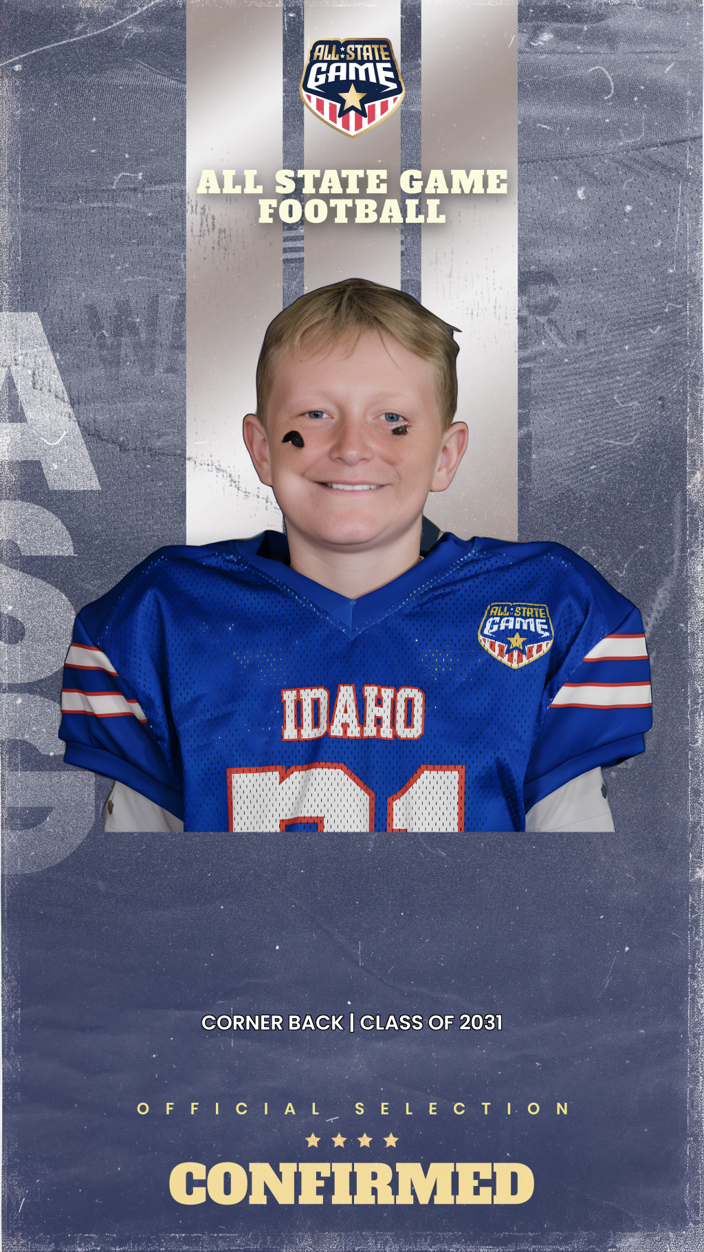 All State Game player card for Blake Brown