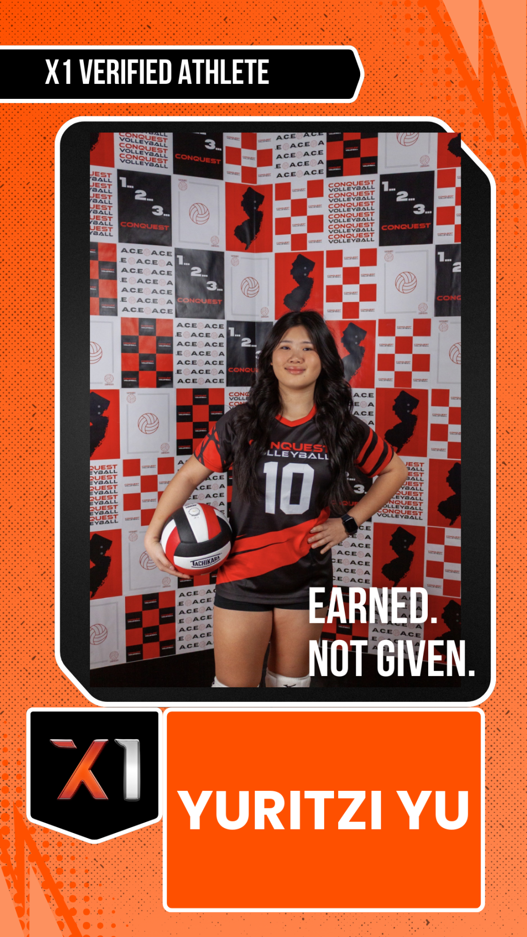 EXACT X1 player card for Yuritzi Yu