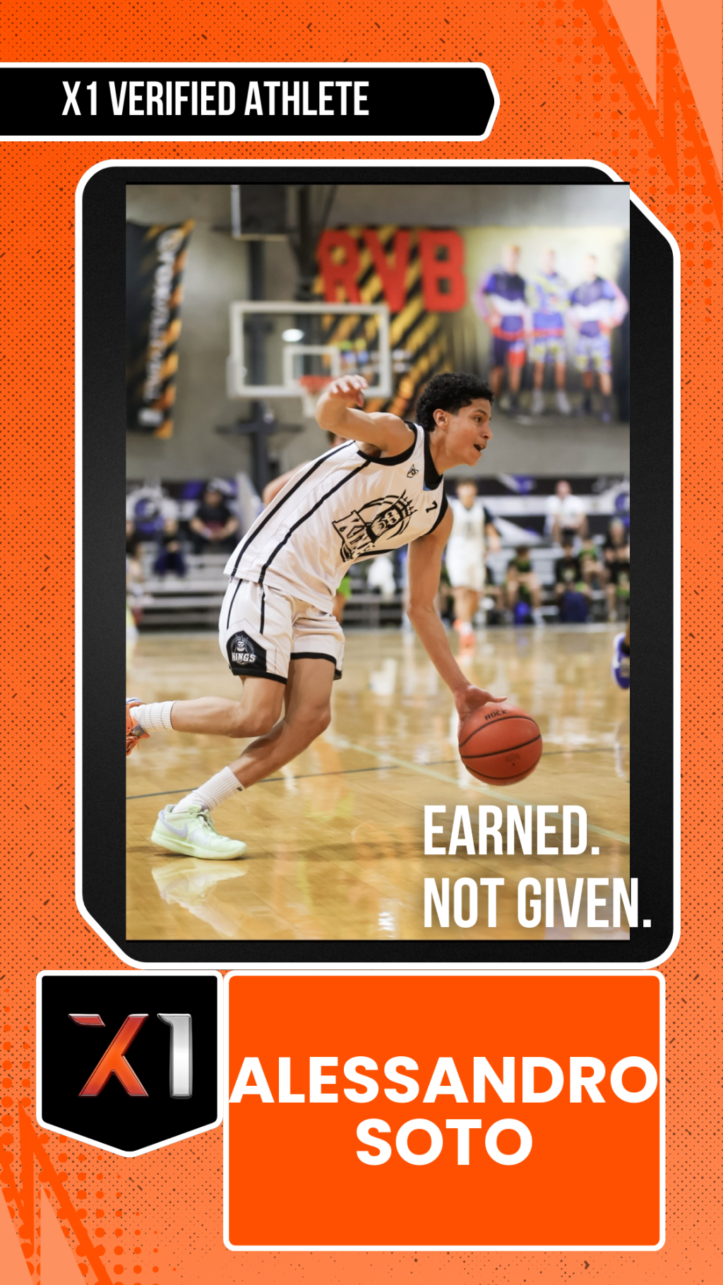 EXACT X1 player card for Alessandro Soto