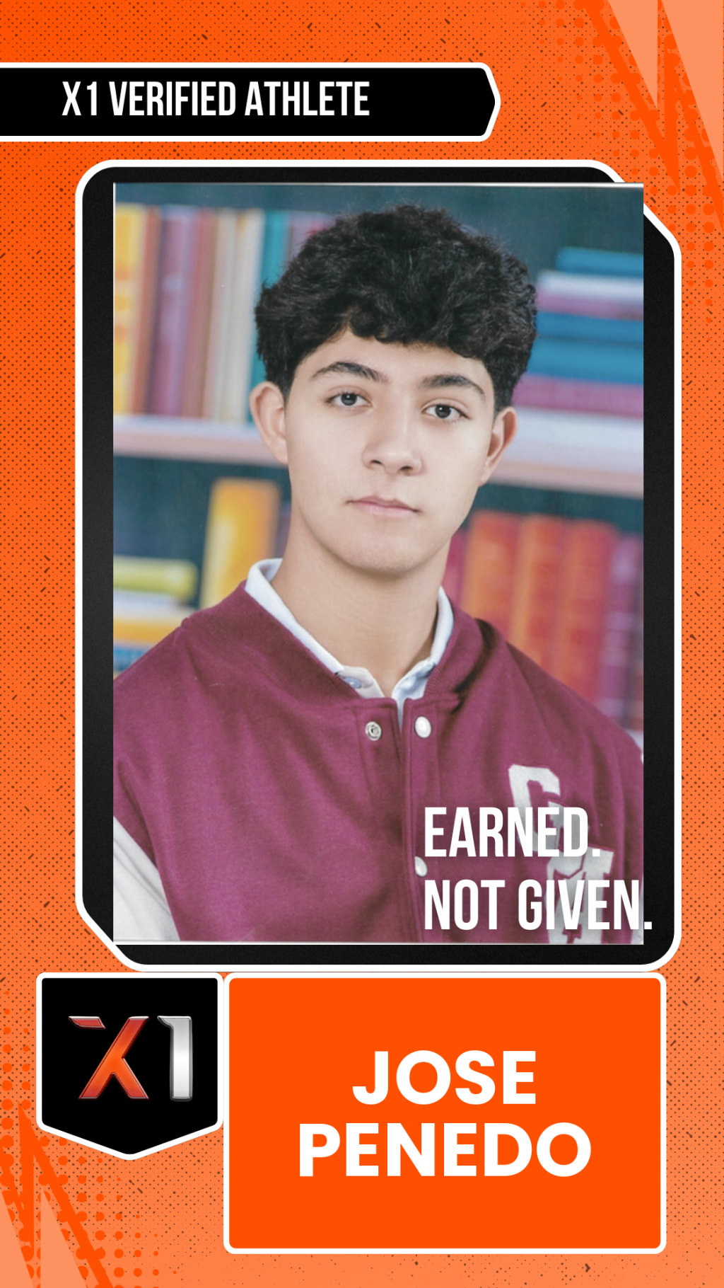 EXACT X1 player card for Jose Javier Penedo