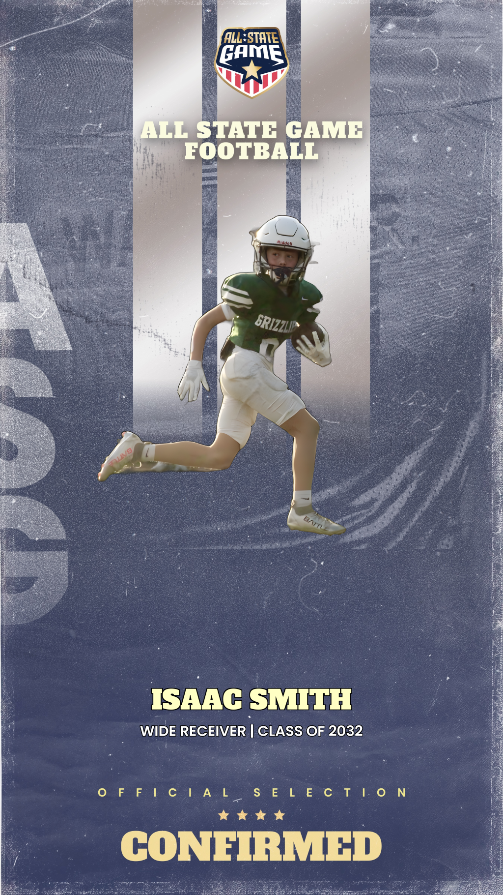 All State Game player card for Isaac Smith
