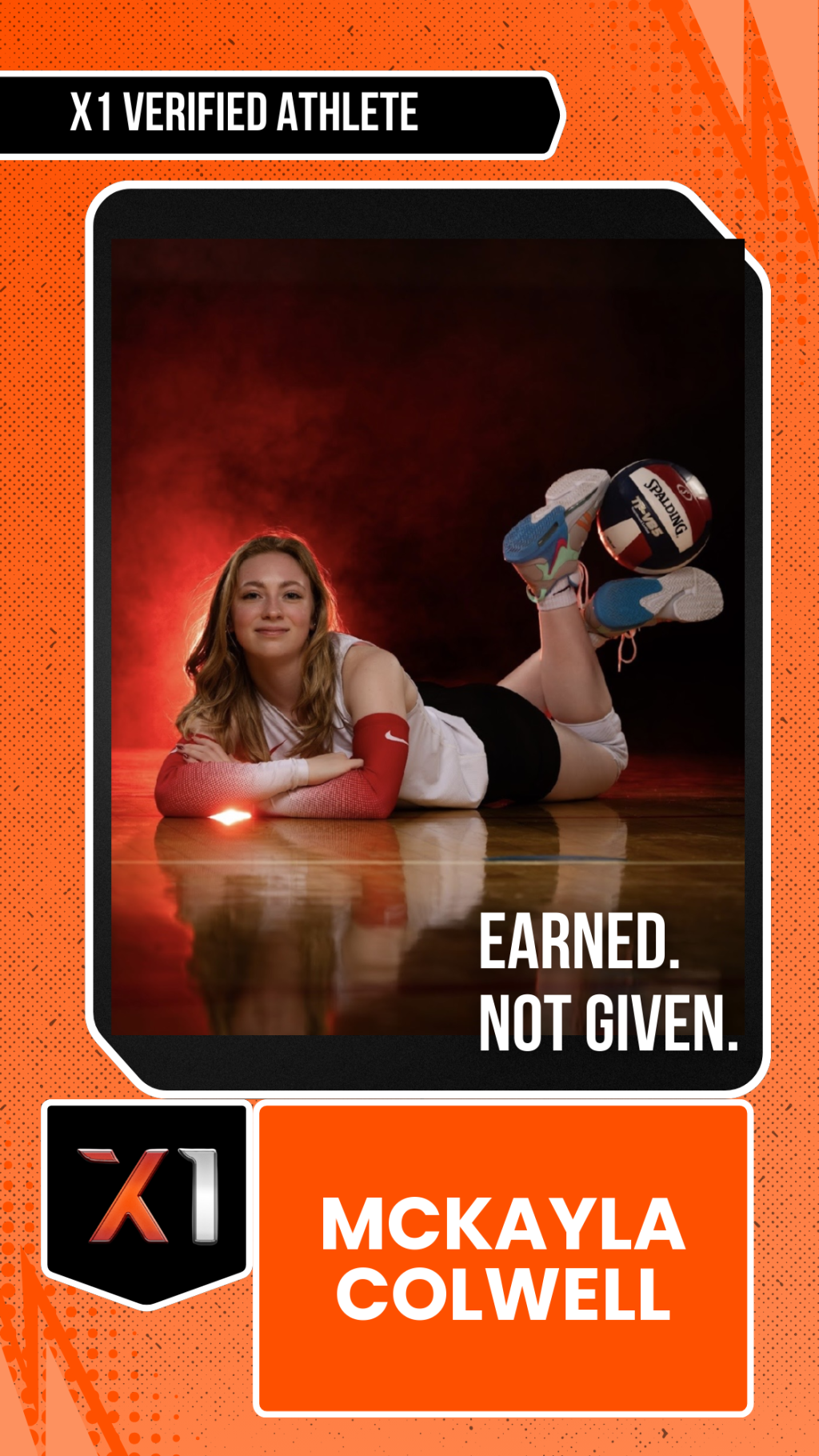 EXACT X1 player card for McKayla Colwell