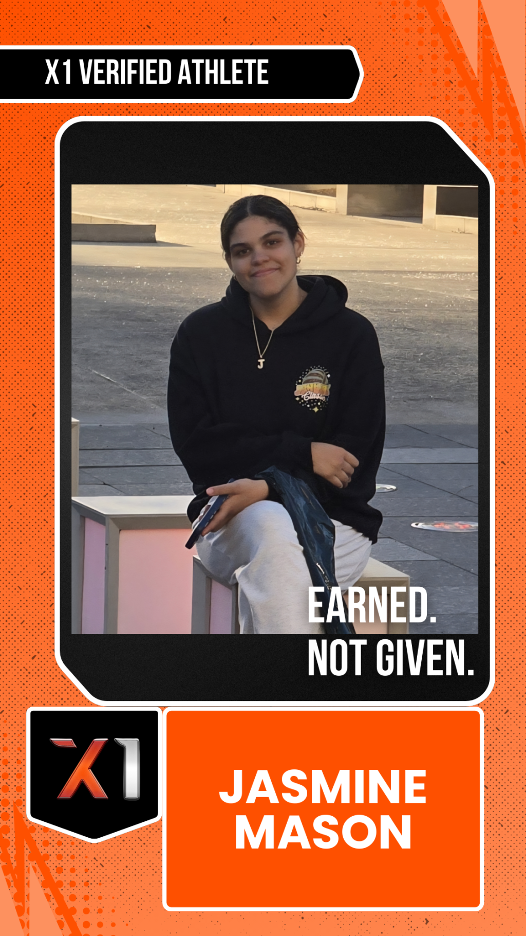 EXACT X1 player card for Jasmine Mason