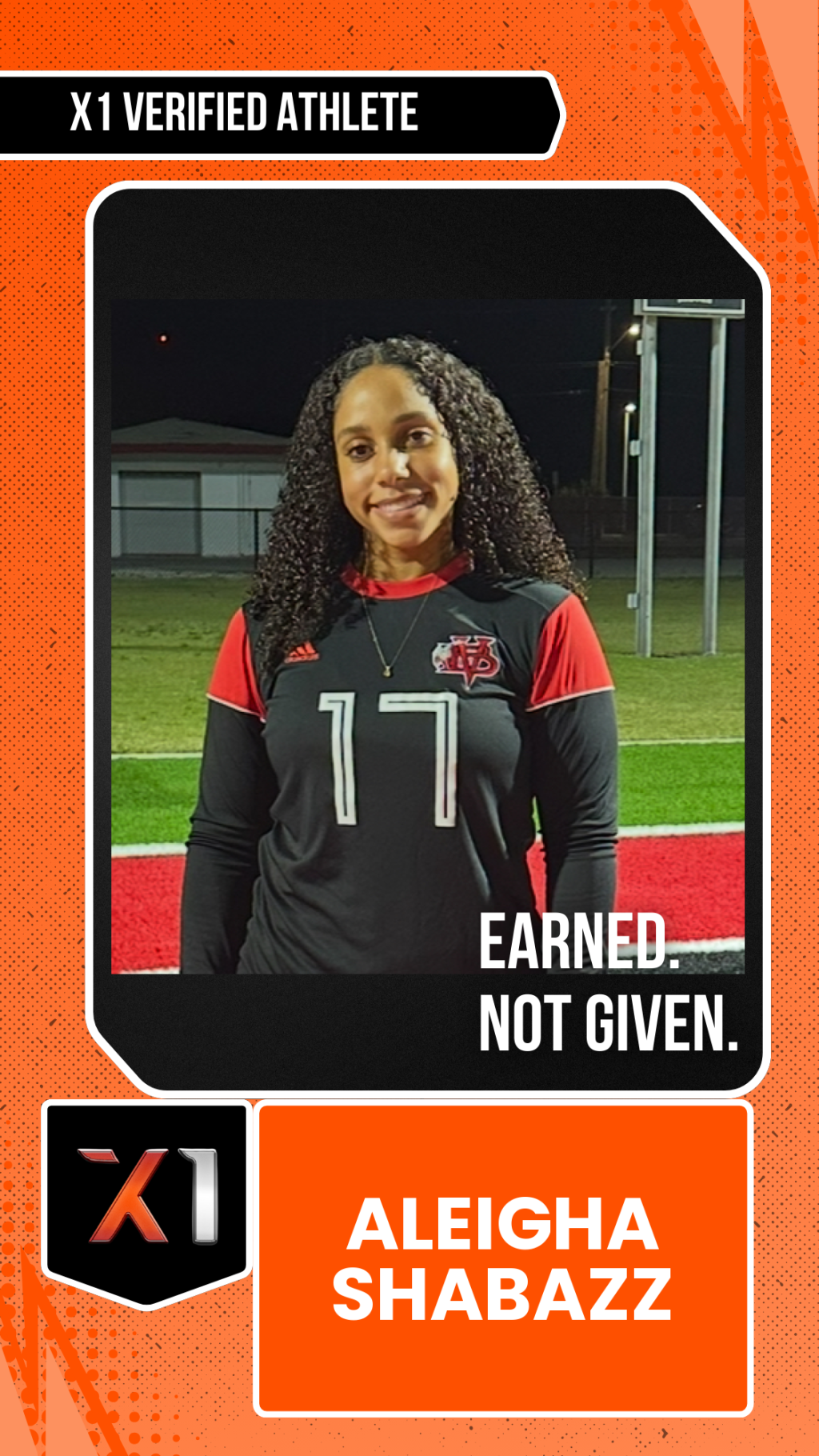 EXACT X1 player card for Aleigha Shabazz