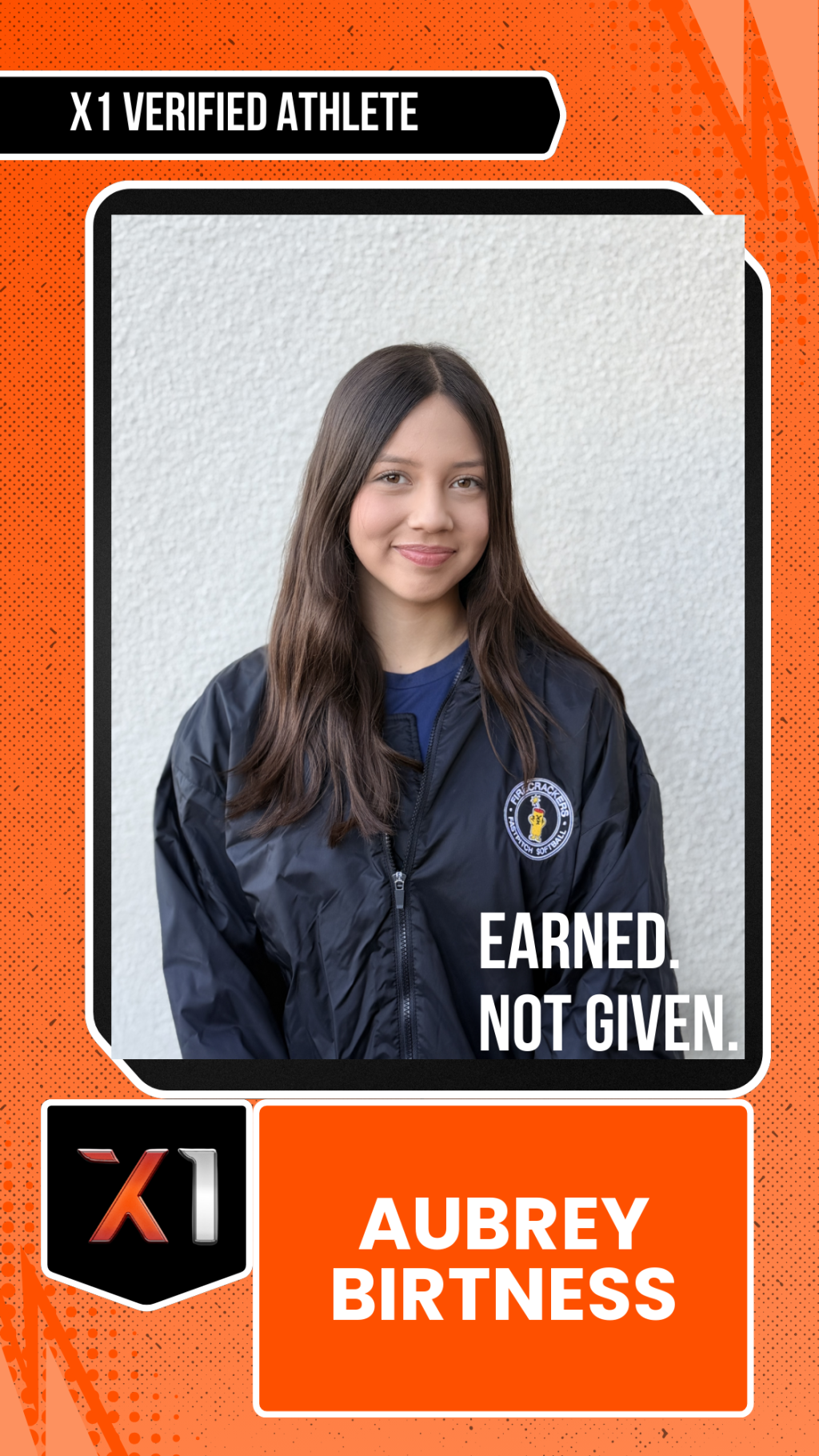 EXACT X1 player card for Aubrey Birtness