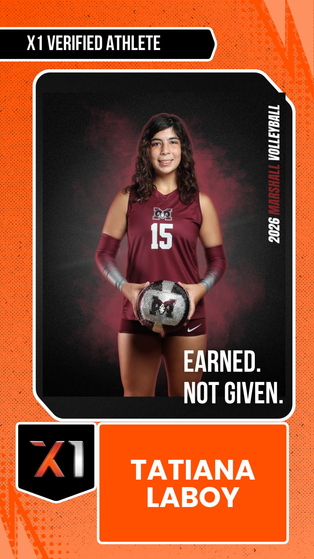 EXACT X1 player card for Tatiana Laboy