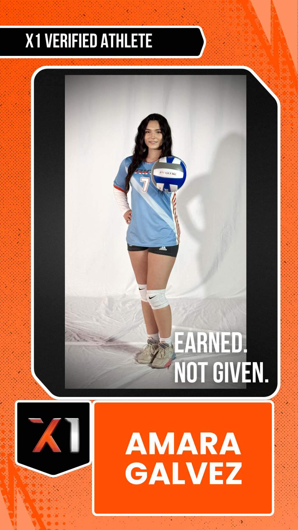 EXACT X1 player card for Amara Galvez