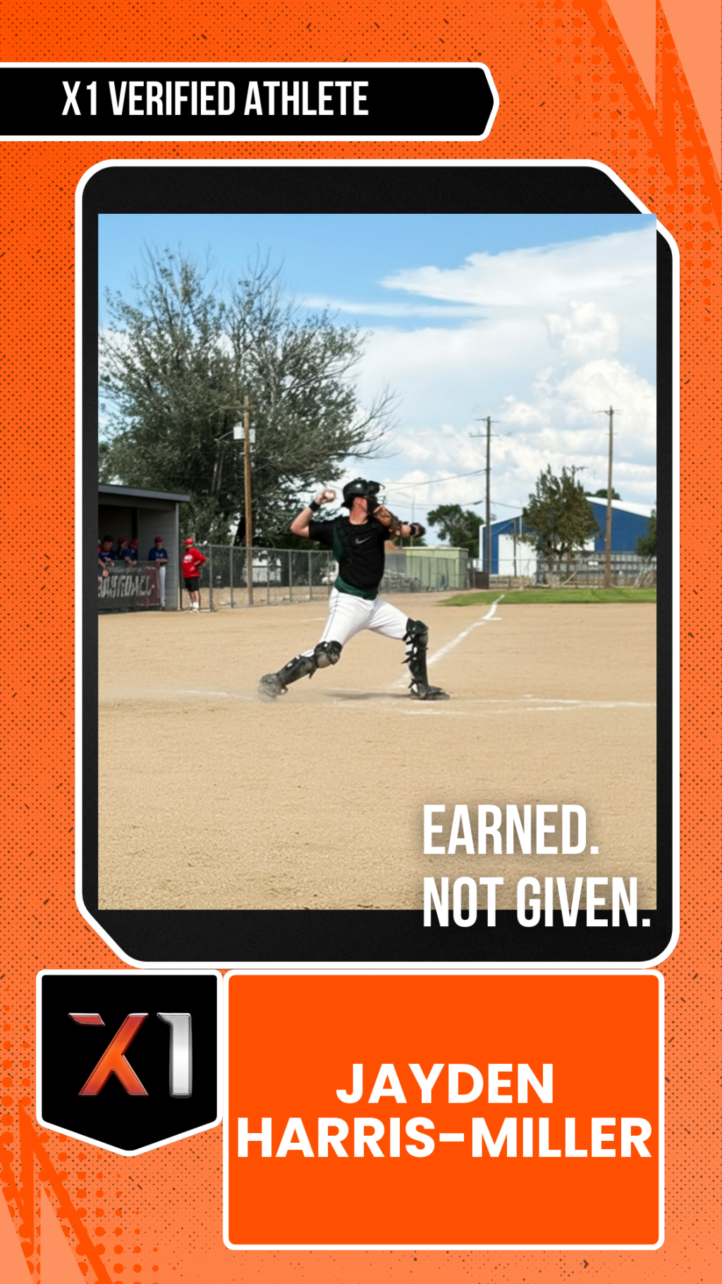 EXACT X1 player card for Jayden Harris-Miller