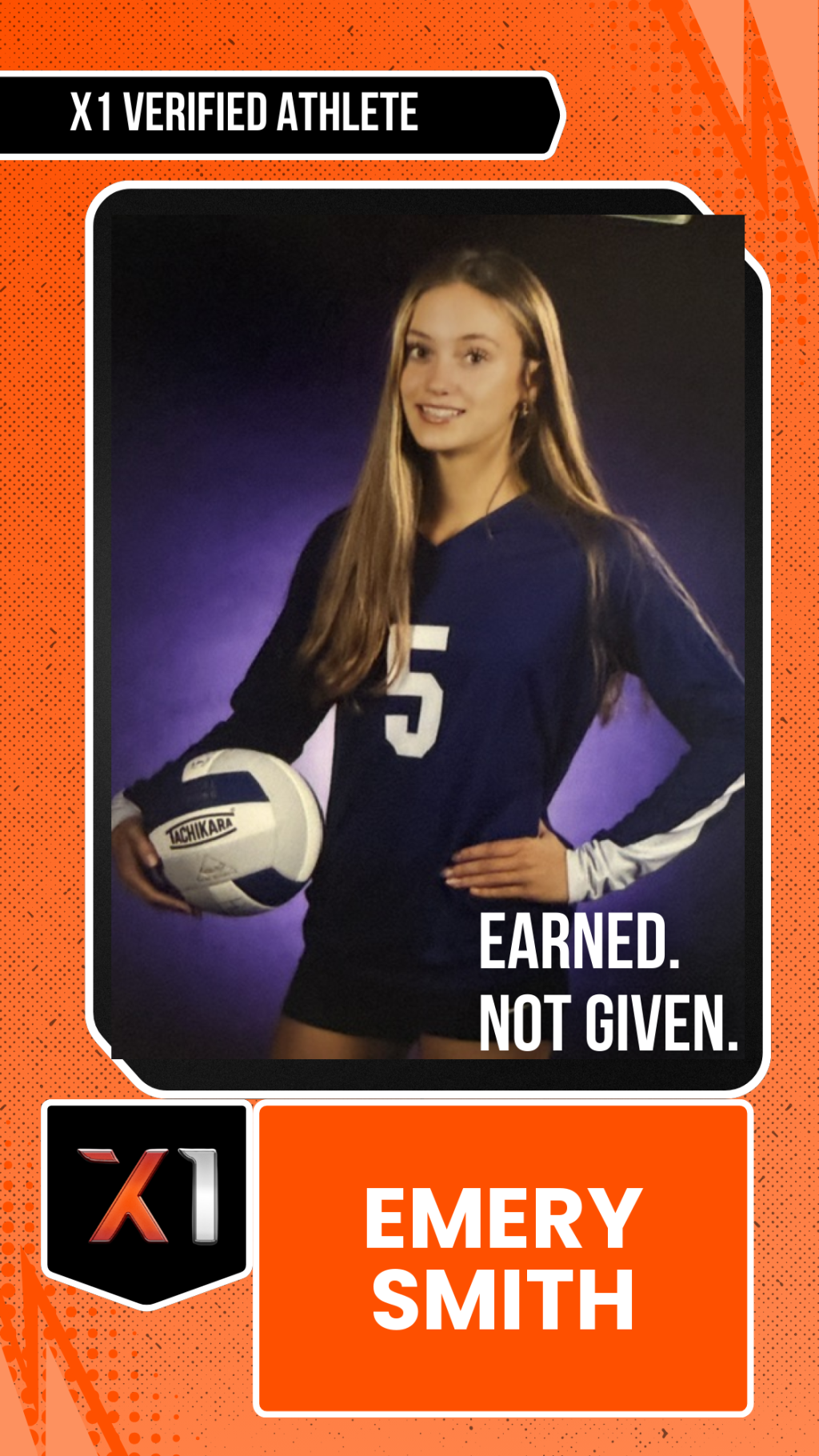 EXACT X1 player card for Emery Smith