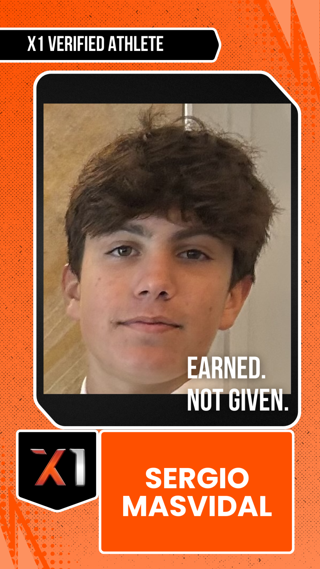 EXACT X1 player card for Sergio Masvidal
