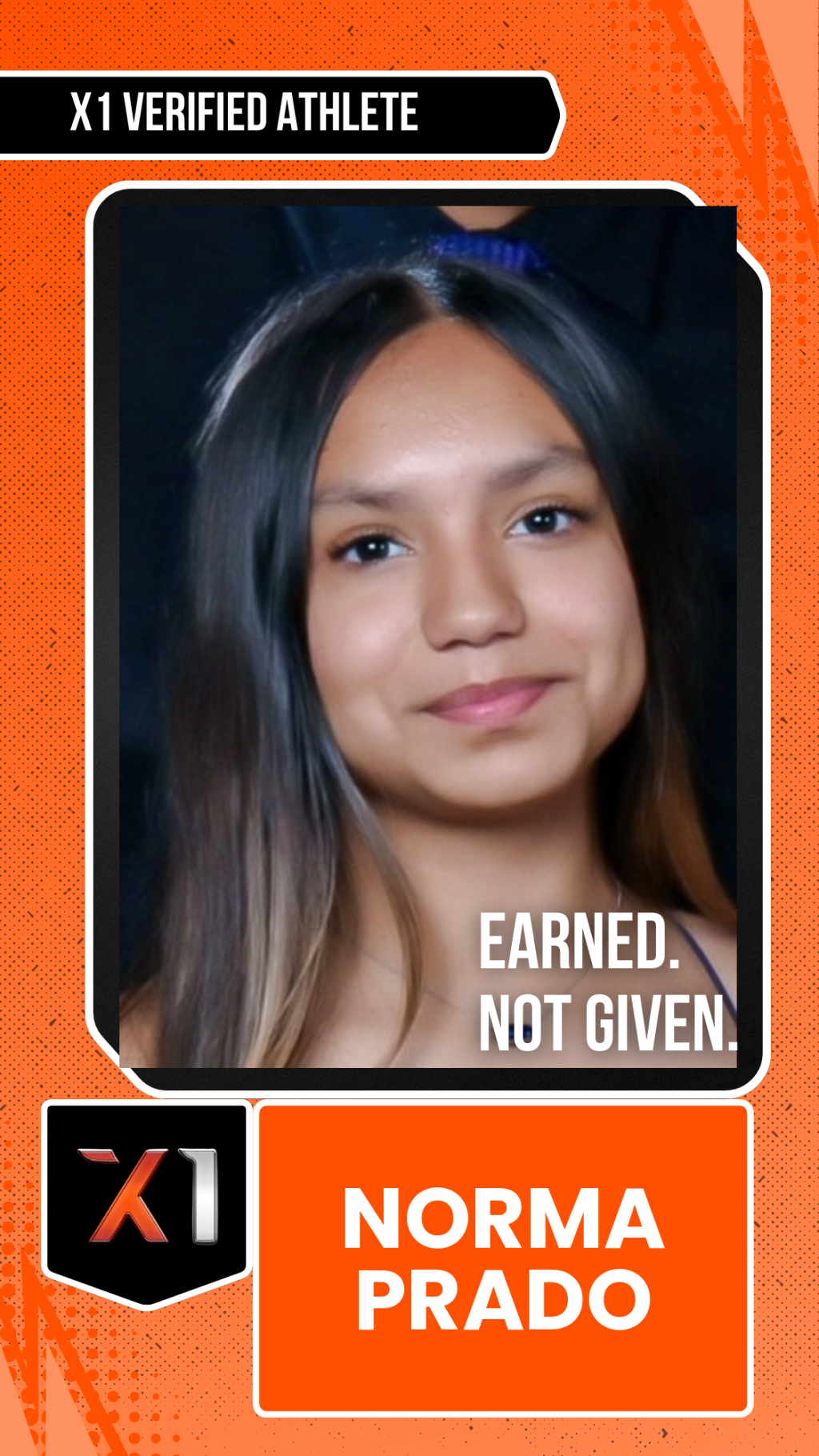 EXACT X1 player card for Norma Prado