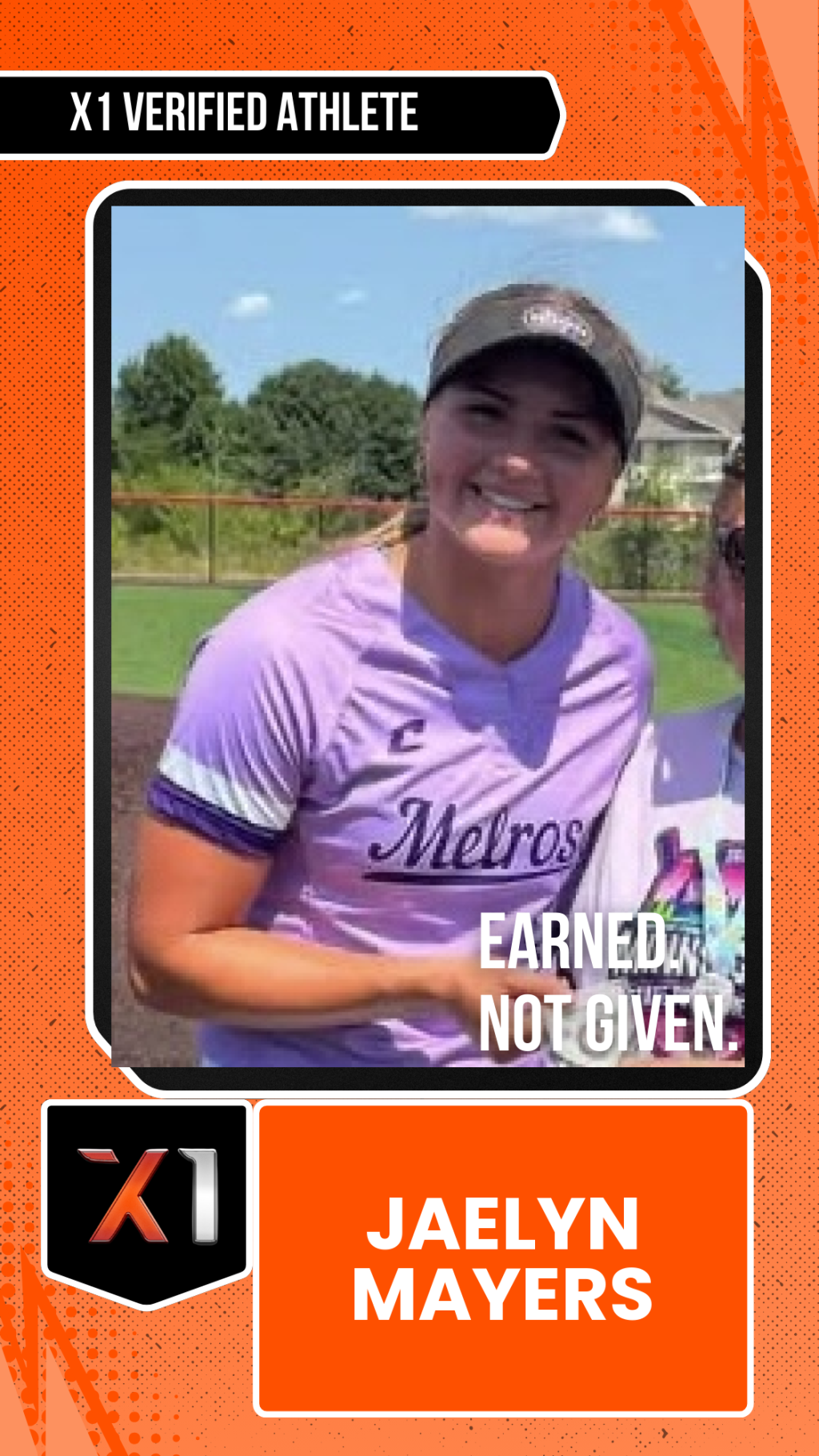 EXACT X1 player card for Jaelyn Mayers