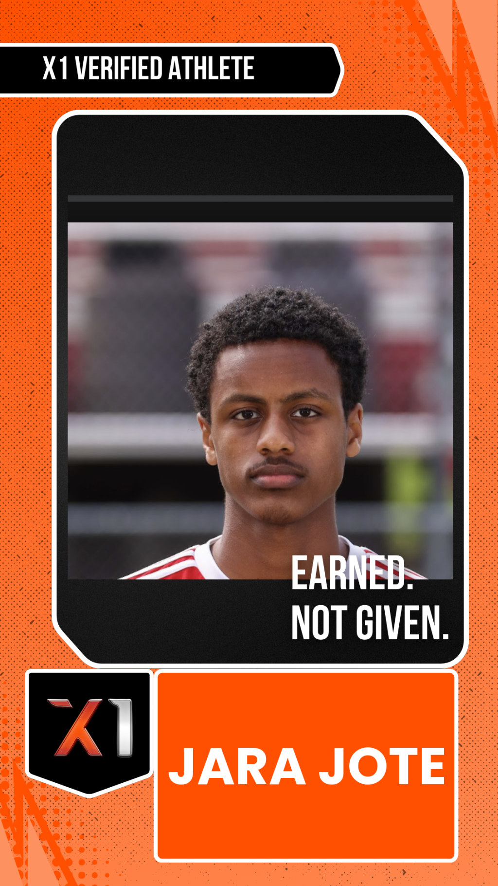 EXACT X1 player card for Jara Jote