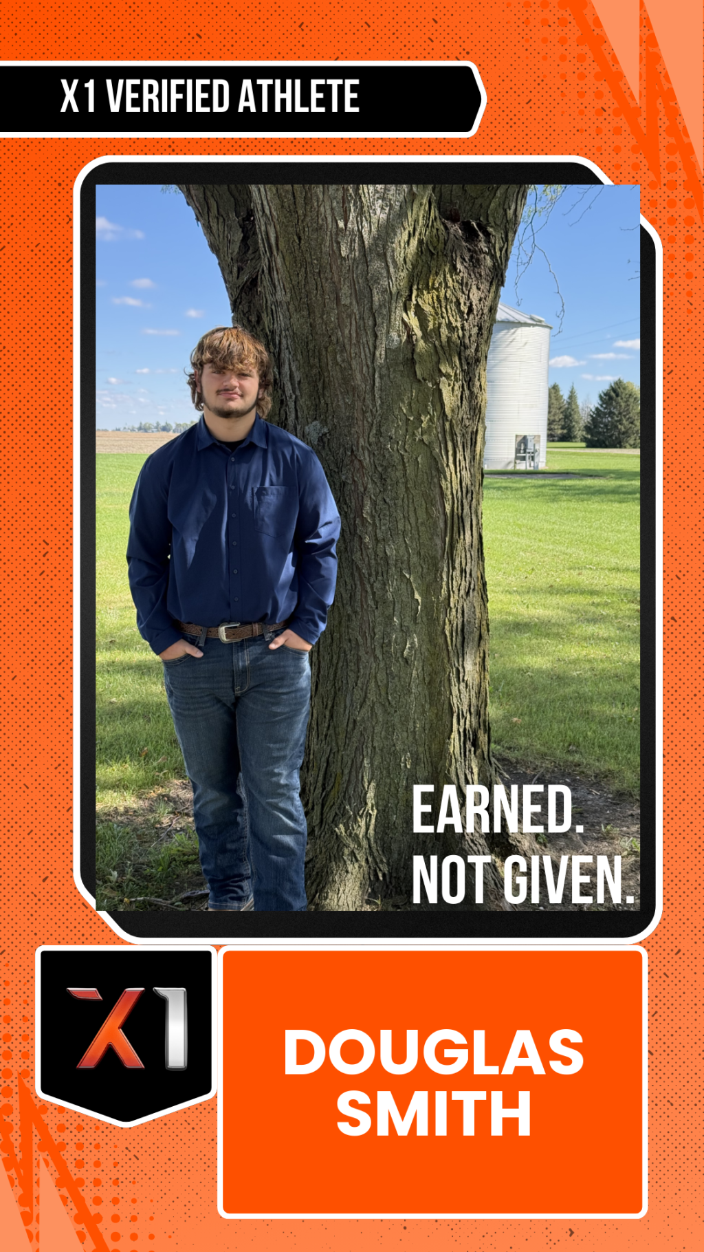 EXACT X1 player card for Douglas Smith