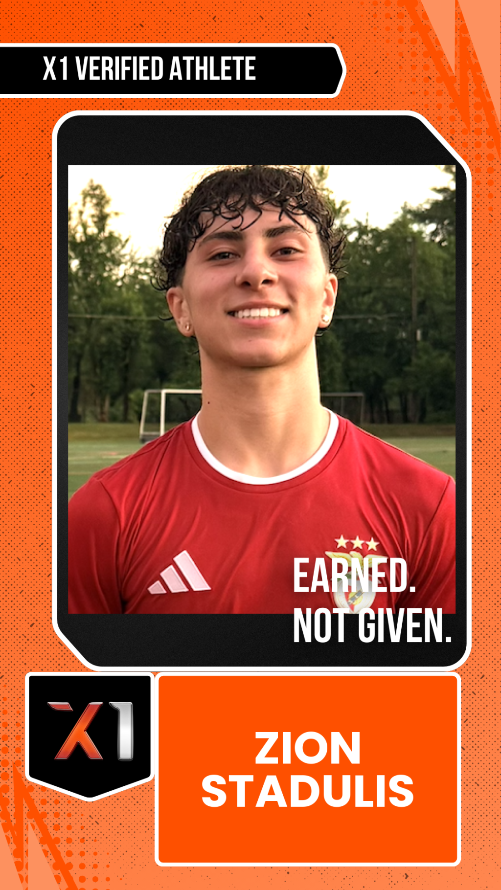 EXACT X1 player card for Zion Stadulis