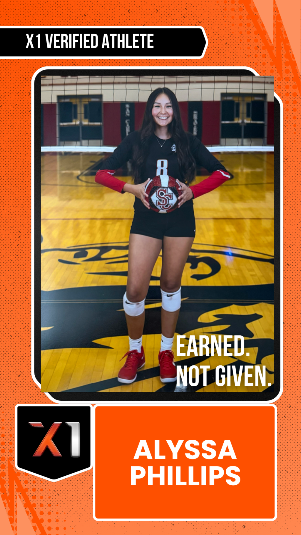 EXACT X1 player card for Alyssa Phillips